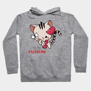 Cool Kitty BE MY VALENTINE! Hoodie